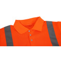 Camisetas de seguridad de manga corta de alta visibilidad de naranja